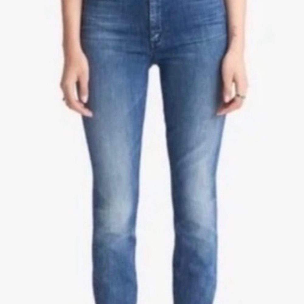 Mother High Waisted Looker Ankle Double Shot Espresso A10 Size 31